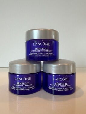 3*Lancome Renergie Lift MultiAction Firming Anti Wrinkle Night Cream,0.5 oz EACH